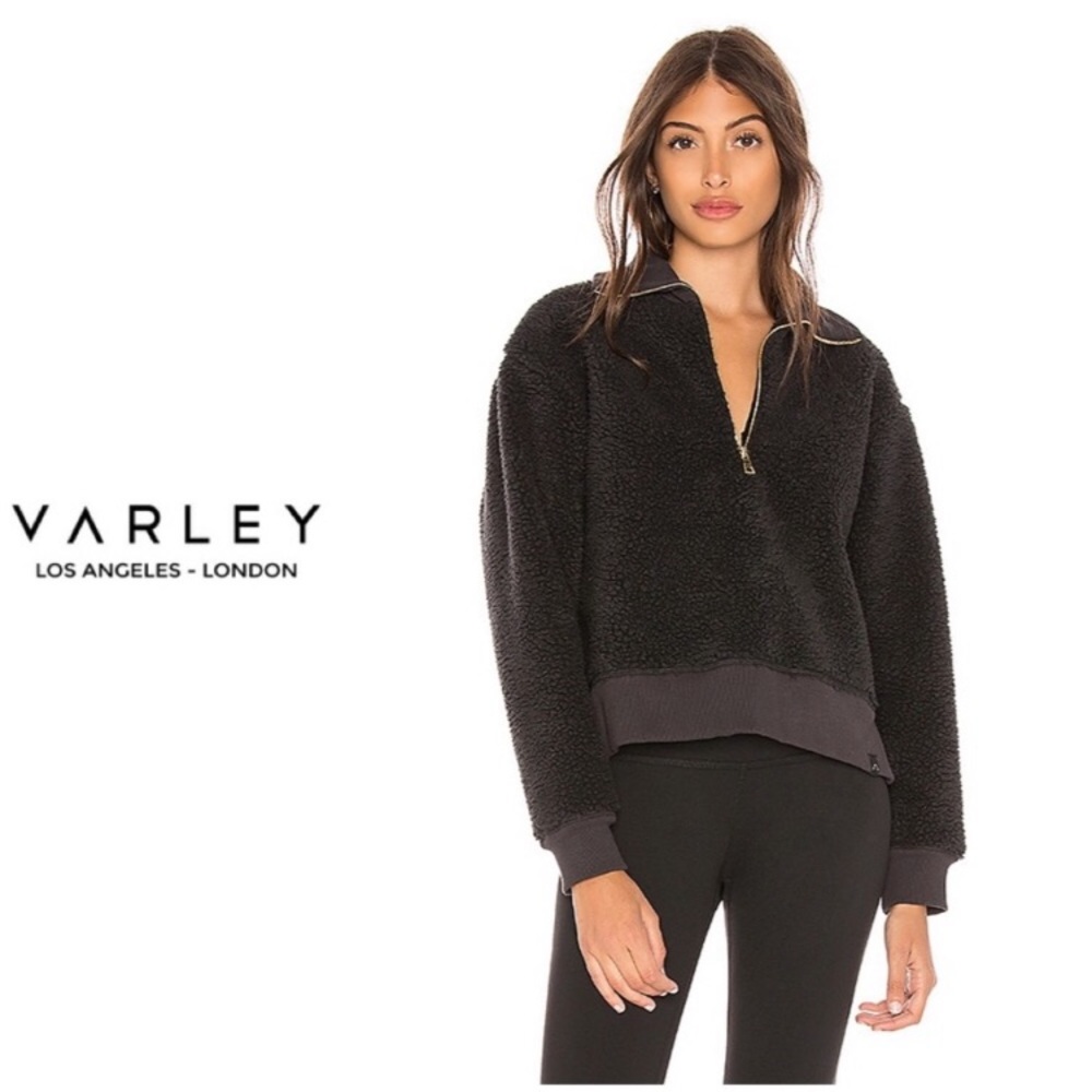 Varley Daphne Shearling Pullover